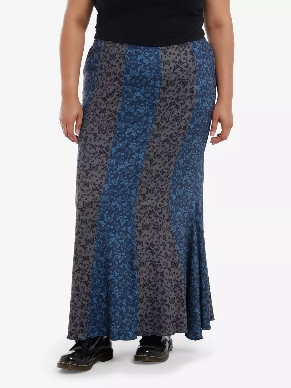 💚3/$30💚 Hot Topic Thorn & Fable Butterfly Stripe Mermaid Maxi Skirt 3X EUC